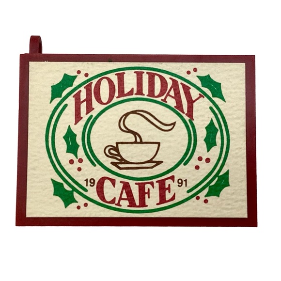 Hallmark 1991 “Holiday Cafe” Ornament - Picture 1 of 14